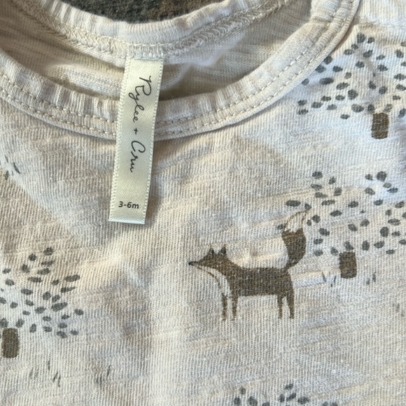 Rylee + Cru Fox long sleeve tee 3-6 - Picture 3 of 4